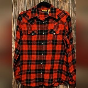 Wrangler plaid shirt